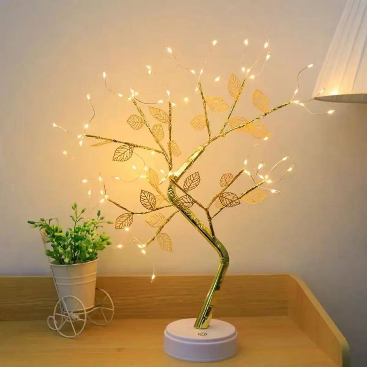 Candle Tree LED Candle Light Touch Control USB shown as soft ambient home lighting