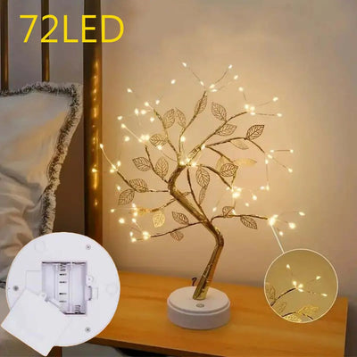 Candle Tree LED Candle Light Touch Control USB for soft bedroom ambience, in 72LED