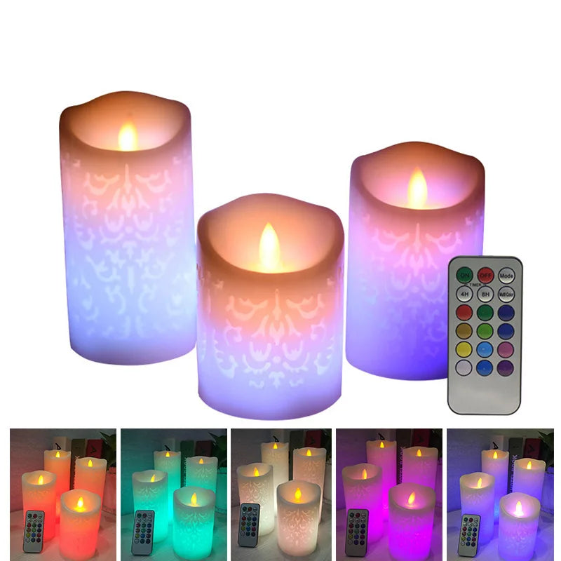 LED Candle Light Color-Changing Remote Control alternate product view