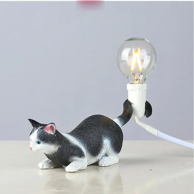 Cat Lamp Table Lamp for cozy home ambience, in A, C, B, or D
