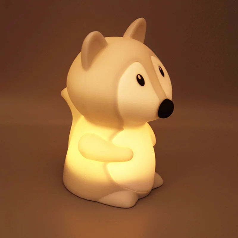 Koala RGB LED Night Light – USB Rechargeable Touch-Sensor Kids Desk Lamp