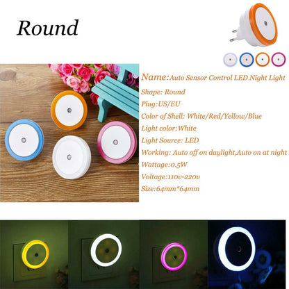 Auto Sensor LED Plug-In Night Light