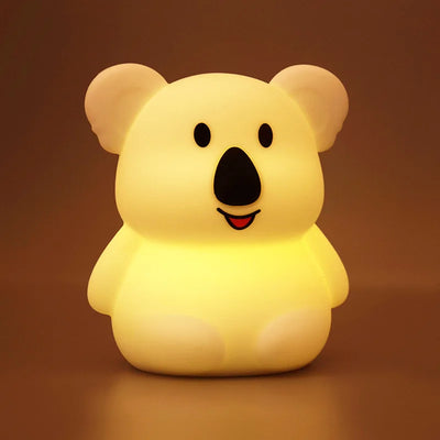 Koala RGB LED Night Light – USB Rechargeable Touch-Sensor Kids Desk Lamp
