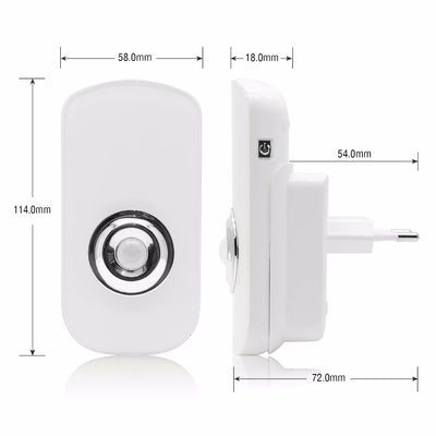 In Motion Sensor Night Light Rechargeable Battery alternate product view