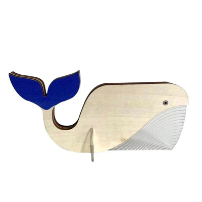 Whale Wood Ambient Light close-up product view
