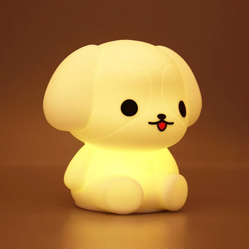 Koala RGB LED Night Light – USB Rechargeable Touch-Sensor Kids Desk Lamp