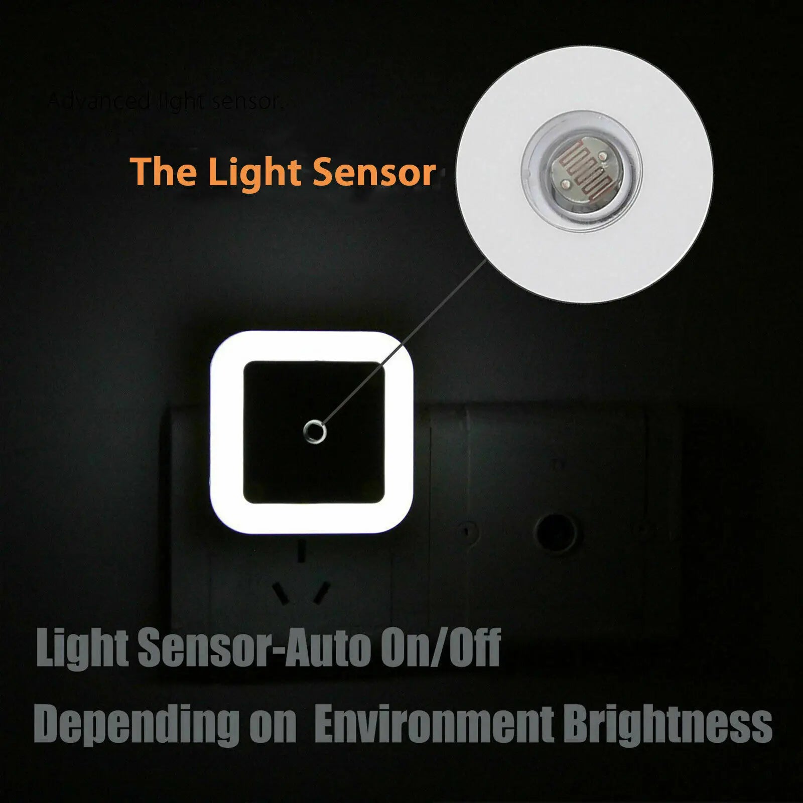 Auto Sensor LED Plug-In Night Light