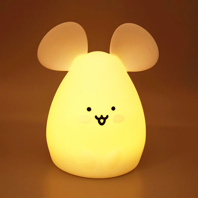 Koala RGB LED Night Light – USB Rechargeable Touch-Sensor Kids Desk Lamp