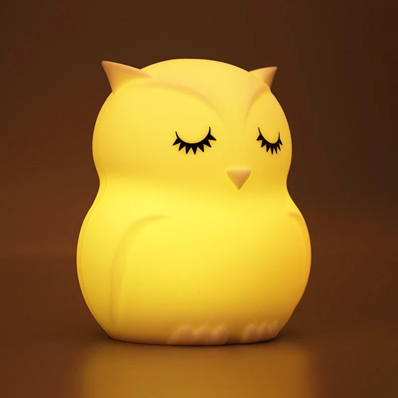 Koala RGB LED Night Light – USB Rechargeable Touch-Sensor Kids Desk Lamp