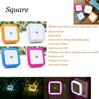 Auto Sensor LED Plug-In Night Light