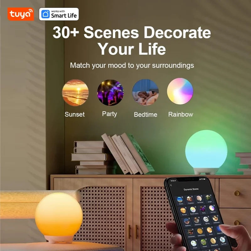 LumaGlow Smart Ball Night Light - Smart Device