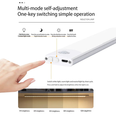 Rechargeable Motion Sensor Night Light USB alternate product view