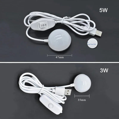 Mini USB LED Reading Light – 3W/5W Flexible Clip Desk Lamp for Books, Dormitory & Laptop