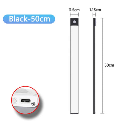 Rechargeable Motion Sensor Night Light USB close-up product view