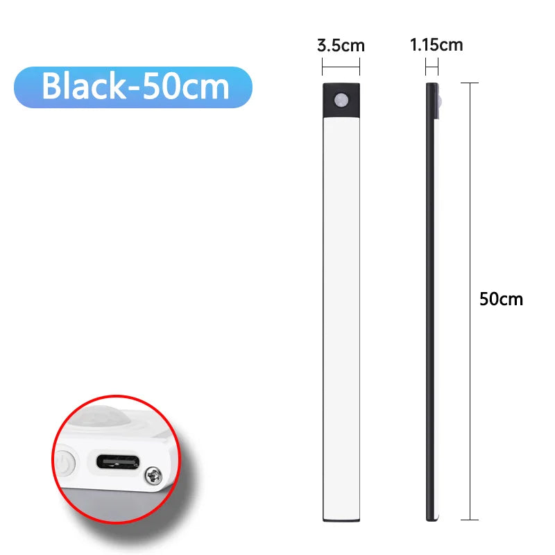 Rechargeable Motion Sensor Night Light USB close-up product view