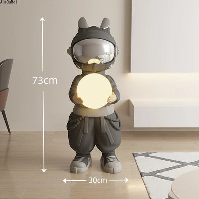 Spaceman Astronaut Figurines – Modern Home Décor Sculpture Set for Living Room & Shelf