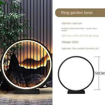Lunar Halo Outdoor Lamp