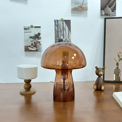 Mushroom Bedside Table Lamp lifestyle product view