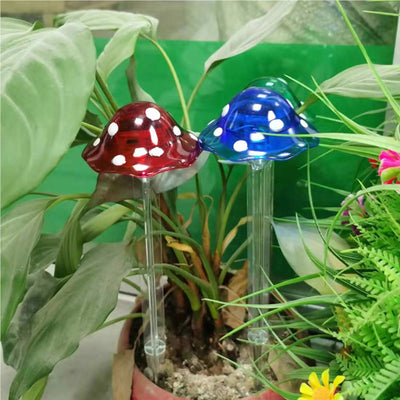 Solar-Powered Mushroom Garden Lights – Set of 3 (Red, Blue, Green)