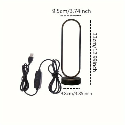 Three Colour Dimming Desk Lamp Dimmable USB decorative lighting detail