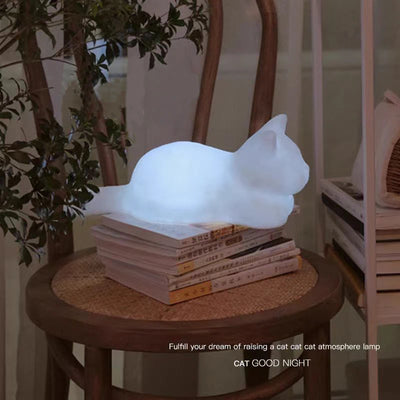Animal Cute Sleep Bedside Table Lamp USB shown as soft ambient home lighting