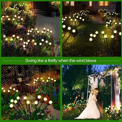 Solar Starburst Firefly Outdoor Garden Light alternate product view