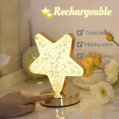 Rechargeable Moon & Star USB Nightlight