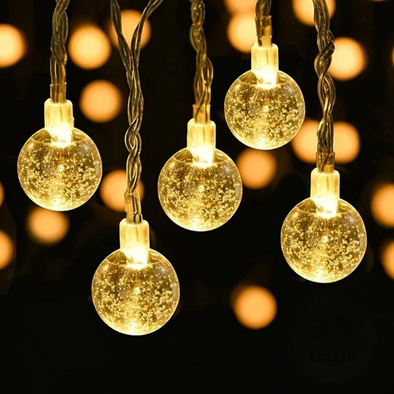Star Crystal String Lights Battery lifestyle product view