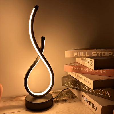 Luminescent Decorative Restaurant Bedside Table Lamp USB for soft bedroom ambience, in Tricolor