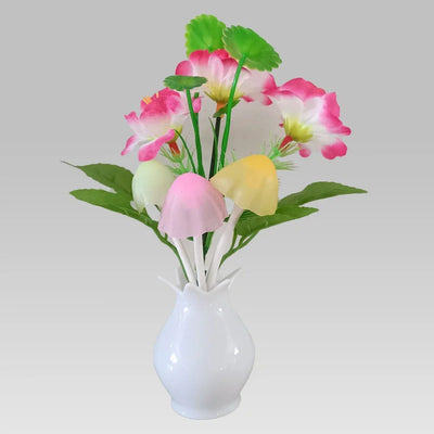 Mushroom Flower Bouquet Plug-In Nightlight