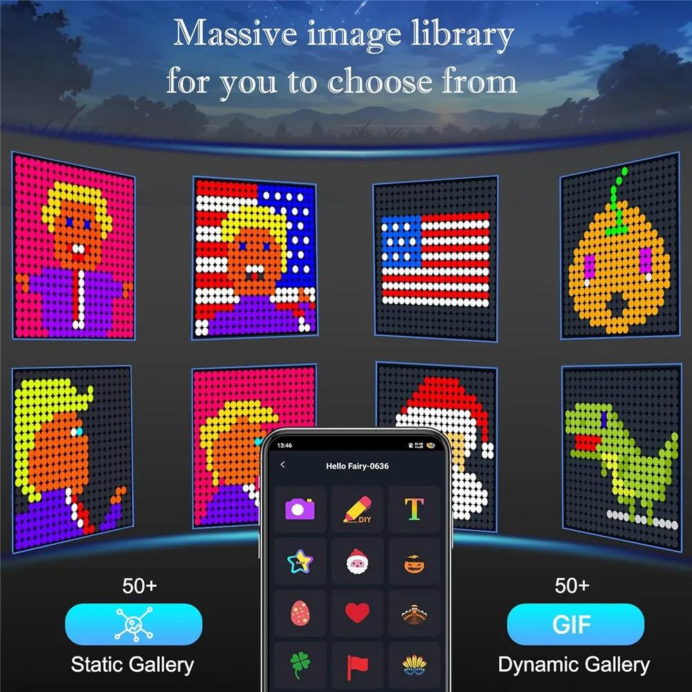 800 Curtain Lights Ambient Light Color-Changing Remote Control alternate product view
