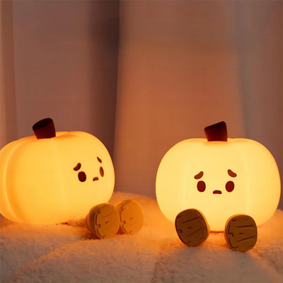 Sad Pumpkin Silicone Nightlight