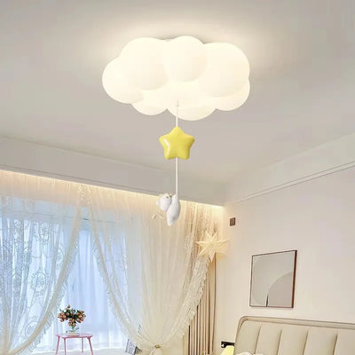 Rabbit Flower Wall Light Remote Control design detail view