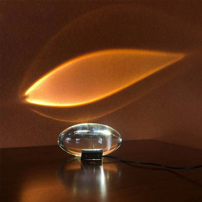 Crystal Projector Night Light USB design detail view