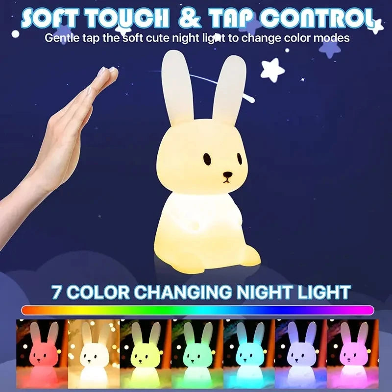 BunnyGlow Silicone Night Light