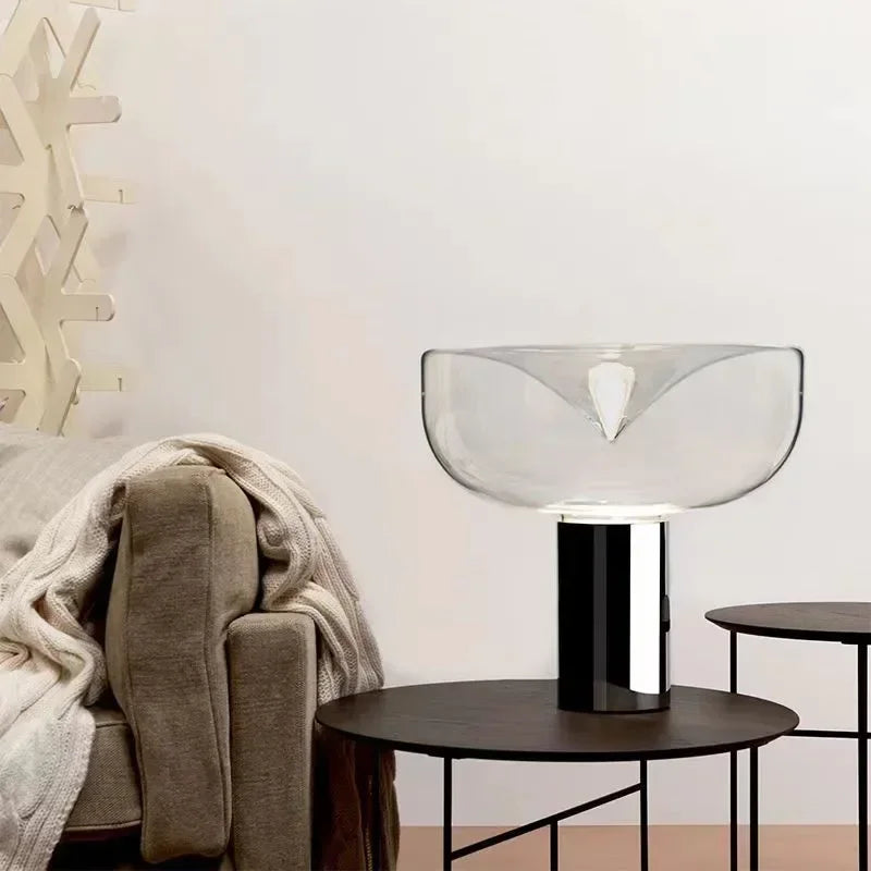 Nordic Radar Design Bedside Table Lamp – LED Touch Dimmer Light Luxury Modern Desk Lamp
