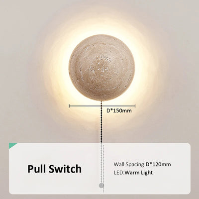 Novelty Animal Dimmable stone wall light for soft bedroom ambience