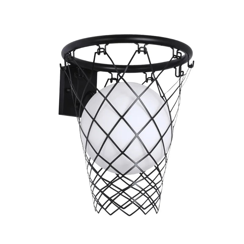 Basketball LED Wall Lamp - Creative Nordic Sports Night Light alternate product view