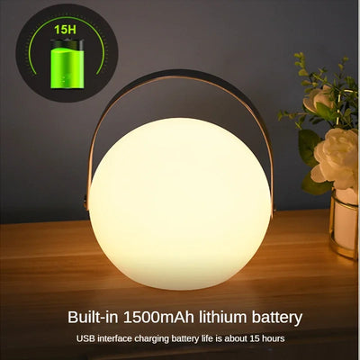 LUMINA GLOW – Portable Ambient Night Lamp with RGB Dimming