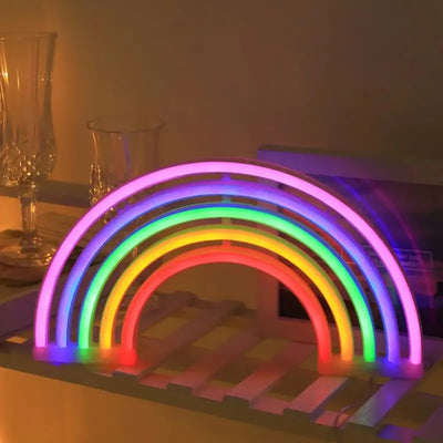 1PC 30CM 11 Neon Wall Light Color-Changing for soft bedroom ambience, in RGB