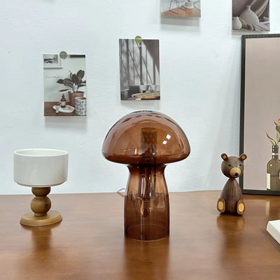 Mushroom Bedside Table Lamp decorative lighting detail