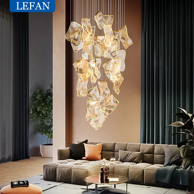 Metal Ceiling Light Dimmable shown as soft ambient home lighting