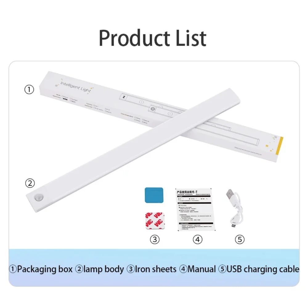 Rechargeable Motion Sensor Night Light USB decorative lighting detail