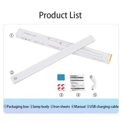 Rechargeable Motion Sensor Night Light USB decorative lighting detail