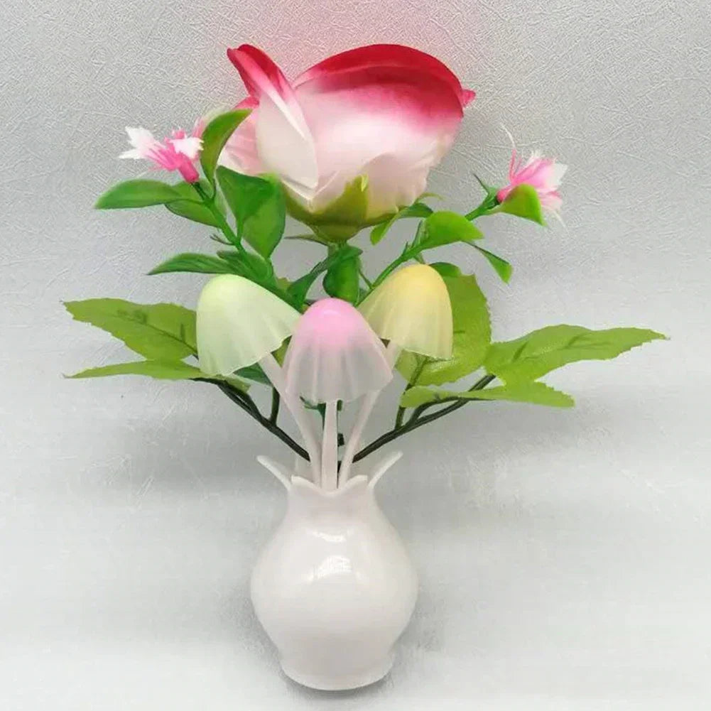 Mushroom Flower Bouquet Plug-In Nightlight