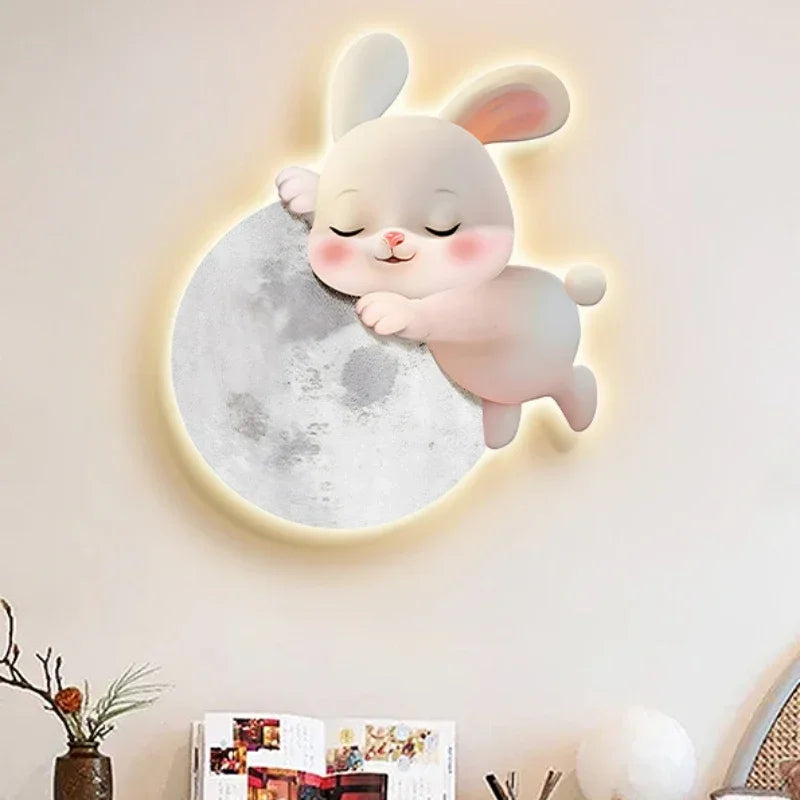 Rabbit Wall Light for nursery or kids room decor