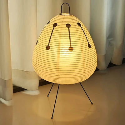 LED Modern Table Lamp Minimalist Hand Cradle Xuan Paper lifestyle product view