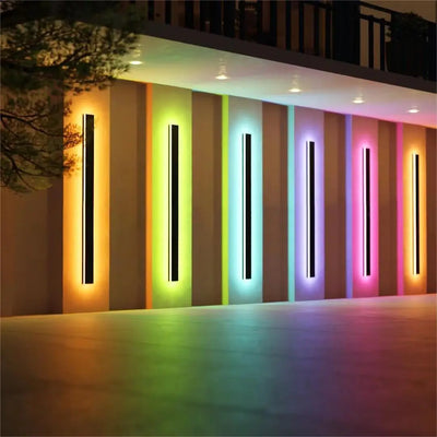Luminous RGB Outdoor Wall Light