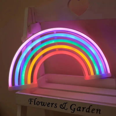 1PC 30CM 11 Neon Wall Light Color-Changing close-up product view, in RGB