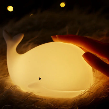 WhaleGlow Silicone Night Light